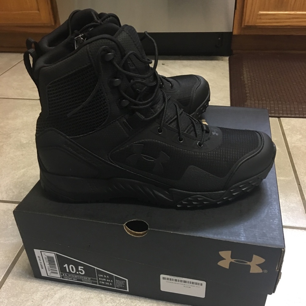 Under armour valsetz rts side zip tactical boots